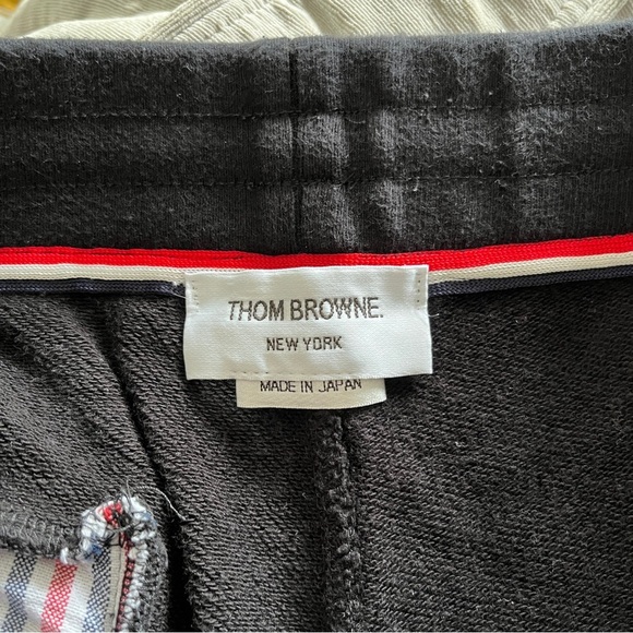 Thom Browne Double Face Knit Tonal 4-bar Sweatpants Size Small - Picture 9 of 11
